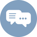 conversation bubble icon