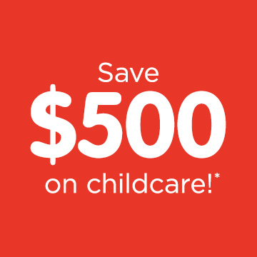 offer Save $500 on childcare